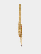Gold 1969 Nano Bag with Ruby Strass