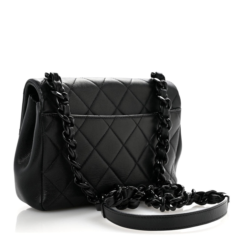 Caviar Quilted My Everything Flap Black