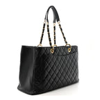 Caviar Quilted XL Grand Shopping Tote GST Black