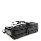Nappa Intrecciato Small Double Pocket Flap Black