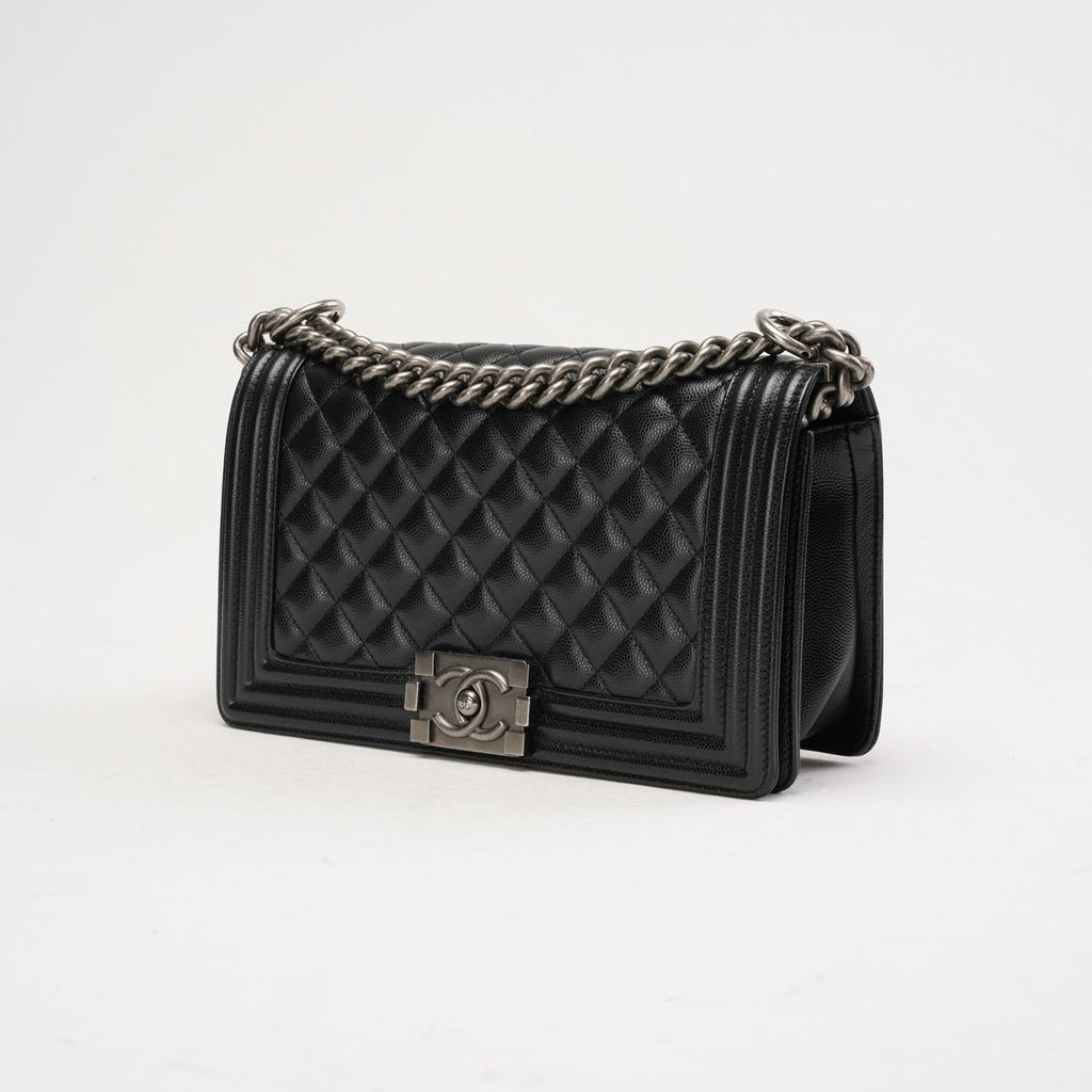 Chanel Medium Le Boy Bag Lamb Black 2020