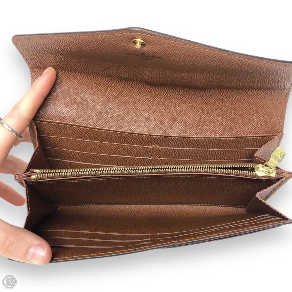 Wallet Luxury Designer By Louis Vuitton, Size: Large