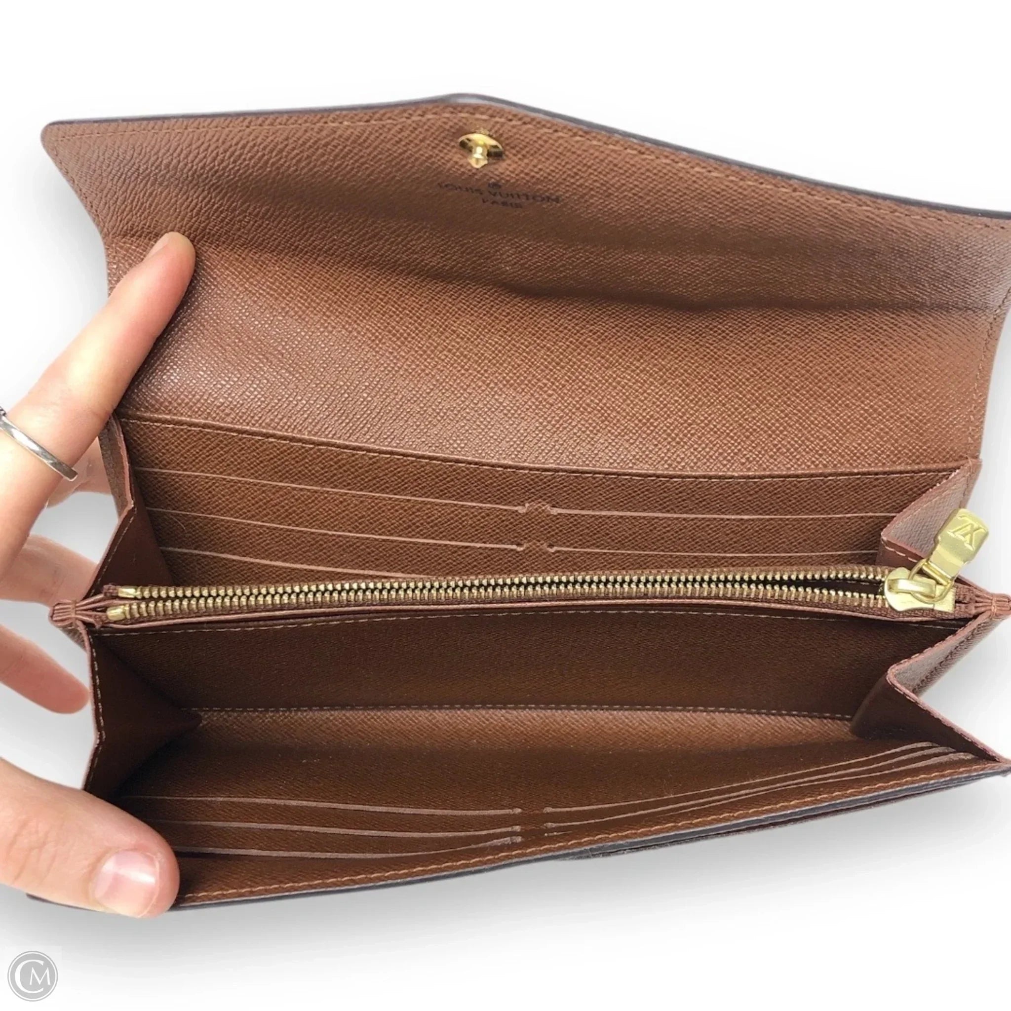 Wallet Luxury Designer By Louis Vuitton, Size: Large