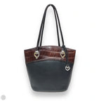 Tote Leather By Brighton, Size: Medium