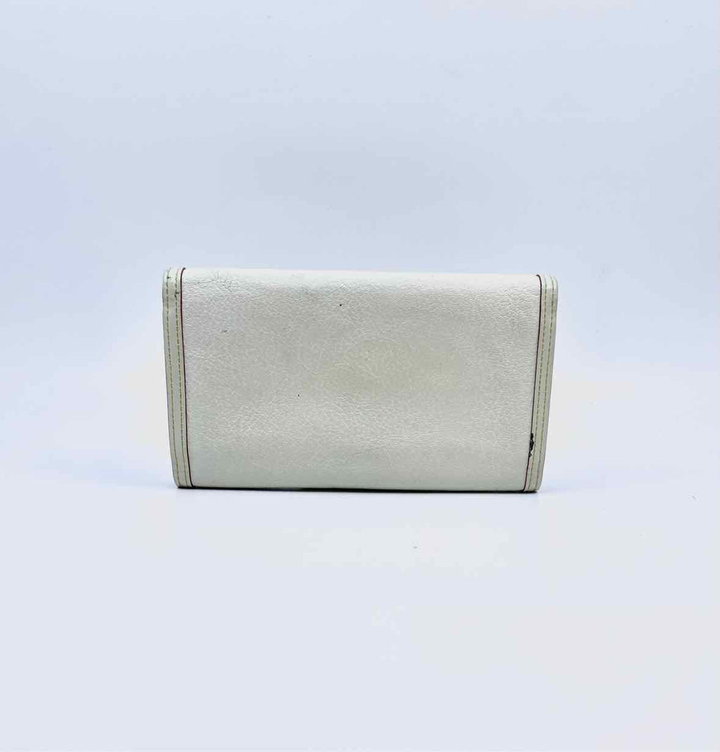 LOUIS VUITTON White Leather Wallet