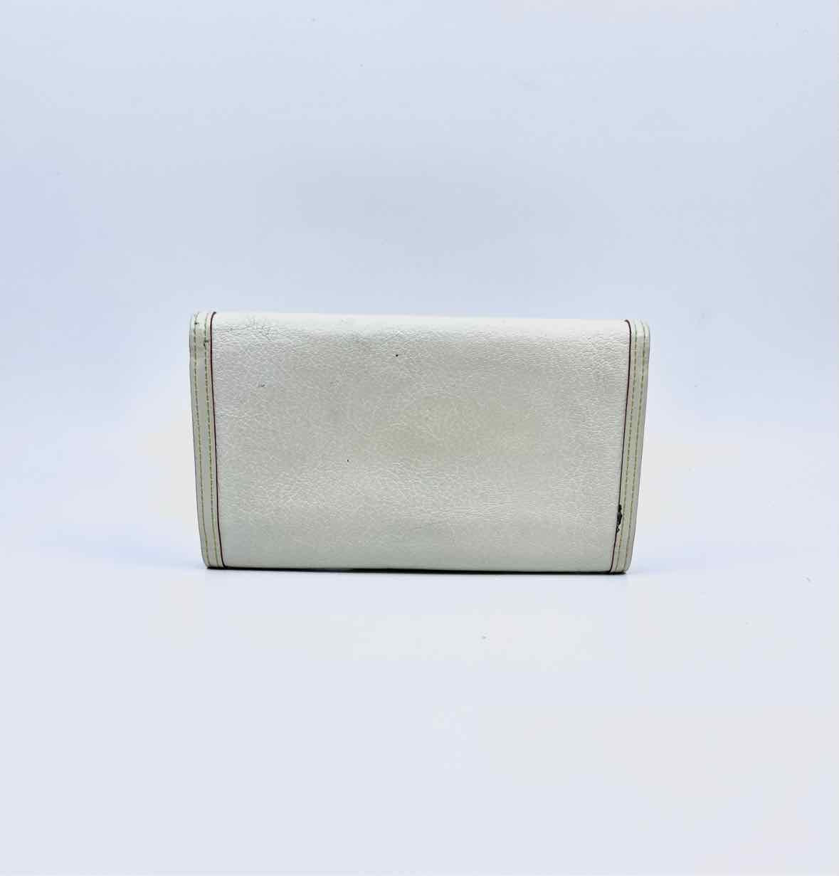 LOUIS VUITTON White Leather Wallet