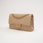 Chanel Timeless Medium Double Flap Lamb Beige 2011