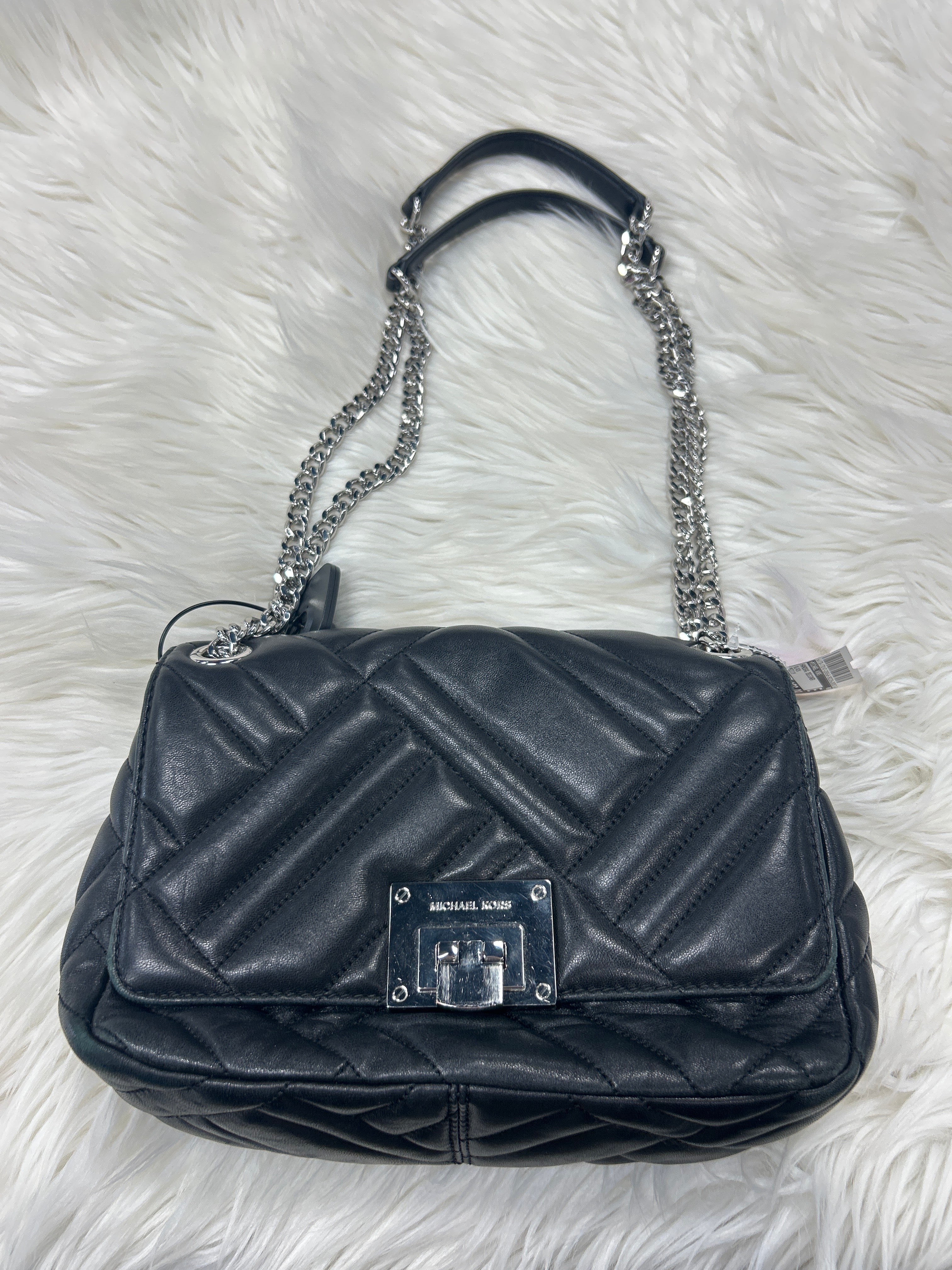 Handbag Designer By Michael Kors In Black, Size:Medium