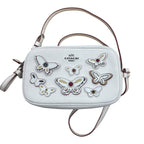 Crossbody Designer By Coach In Cream, Size:Small