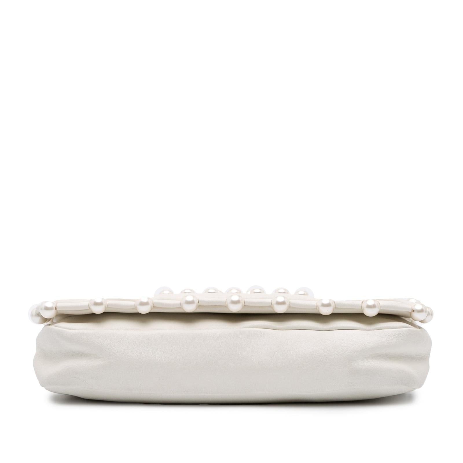 Chanel Small Pearl CC Flap Lambskin Bag