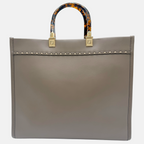 Sunshine Shopper Tote Python Letters Large