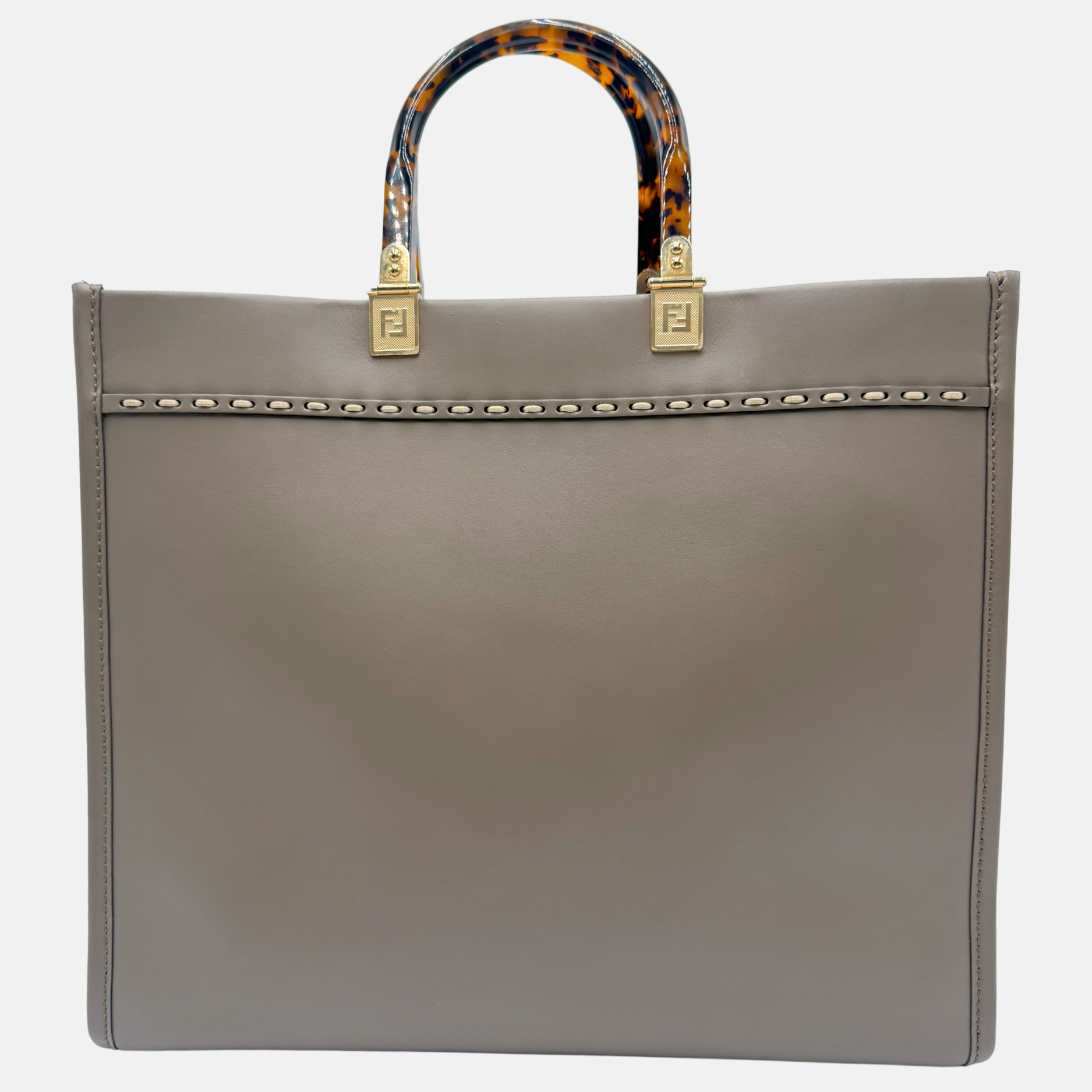 Sunshine Shopper Tote Python Letters Large