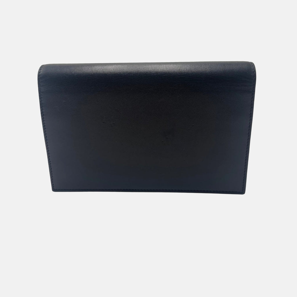Kate Tassel Chain Bag Black Smooth Leather