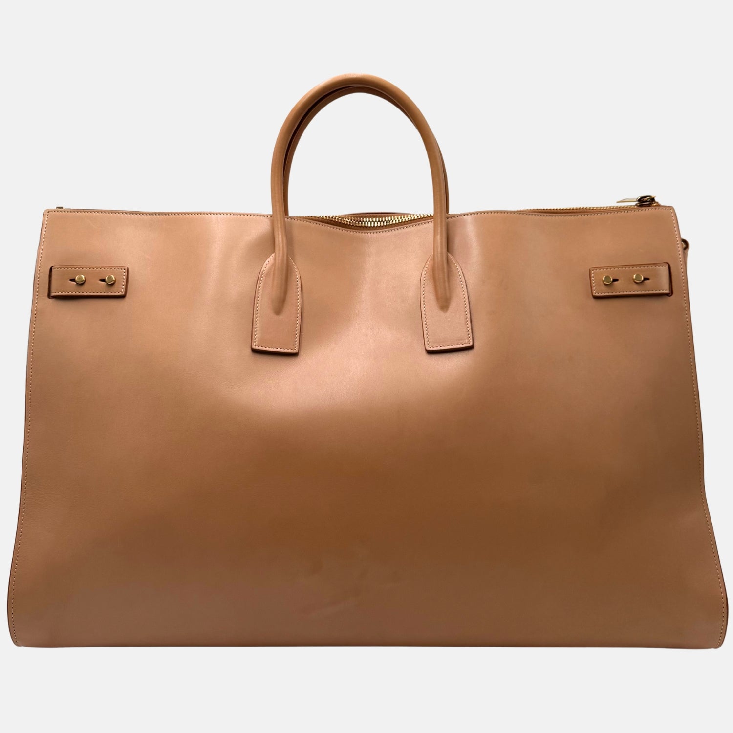 Sac De Jour Duffel Tan Leather Large