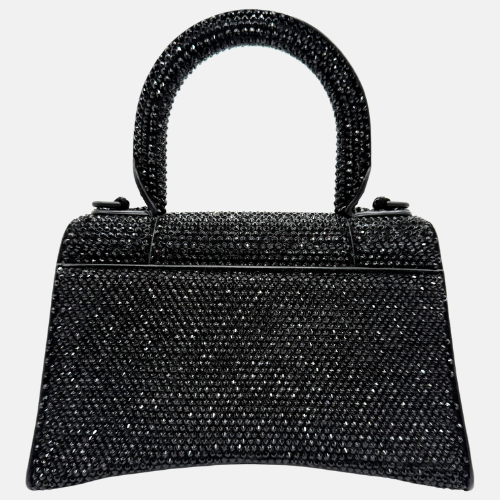 Hourglass XS Allover Strass Top-Handle Bag