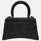 Hourglass XS Allover Strass Top-Handle Bag