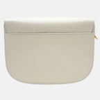 Bobby Flap Bag White Leather Small