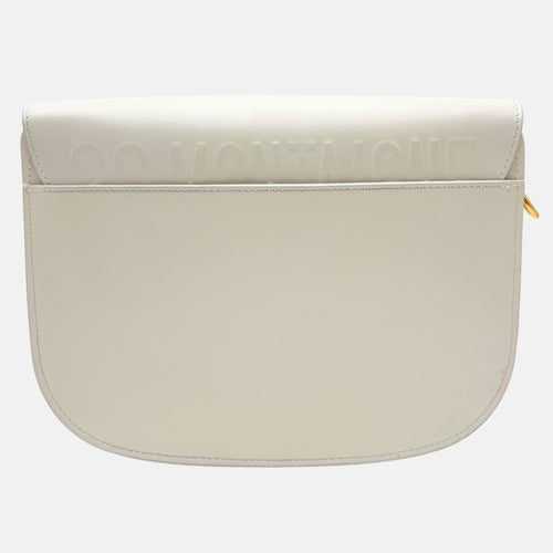Bobby Flap Bag White Leather Small