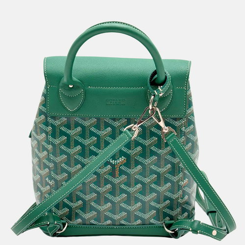 Alpin Mini Backpack Green Goyardine Calfskin