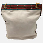 Canvas Bamboo Tote Beige