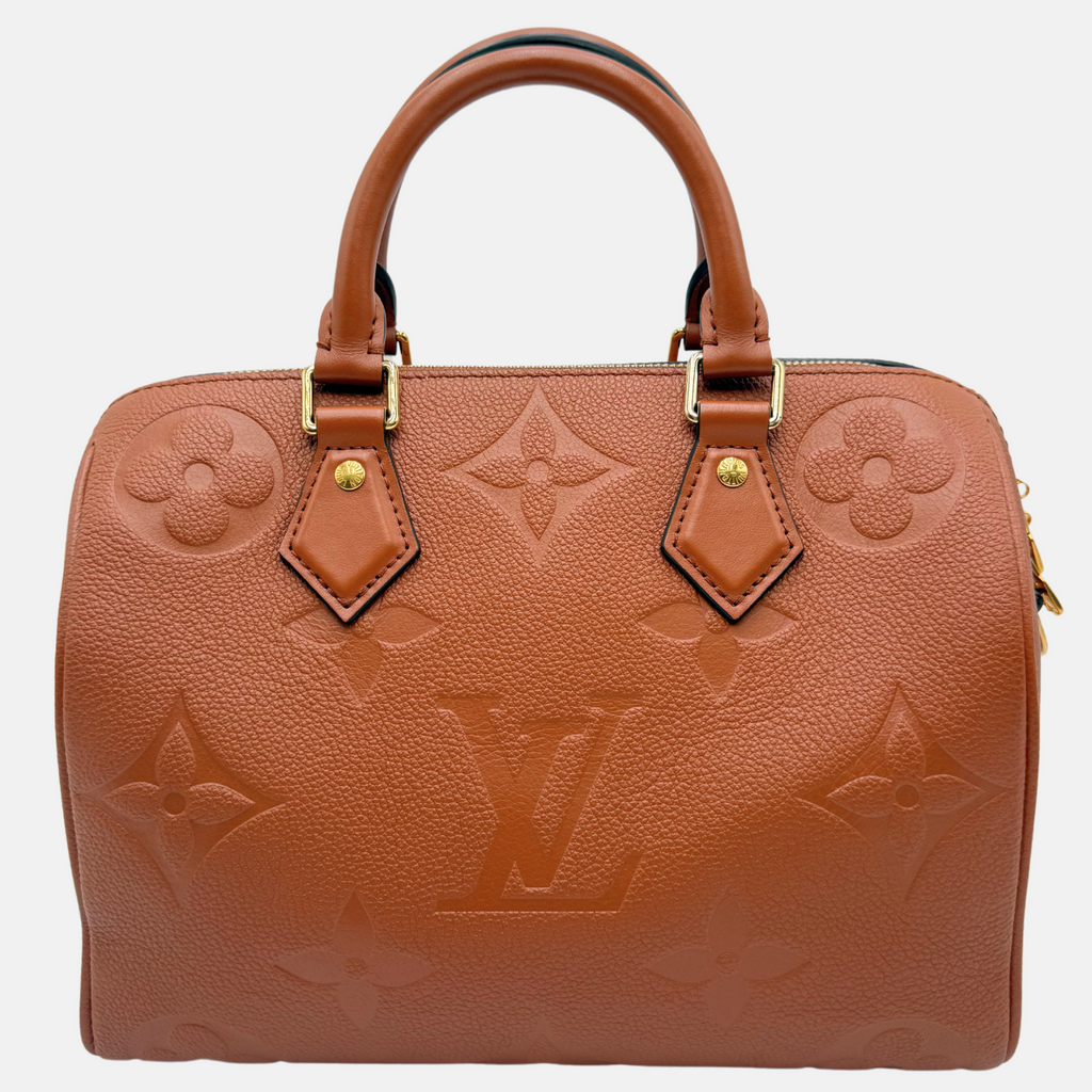 Speedy Bandouliere 25 Cognac Empreinte Monogram