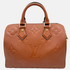 Speedy Bandouliere 25 Cognac Empreinte Monogram