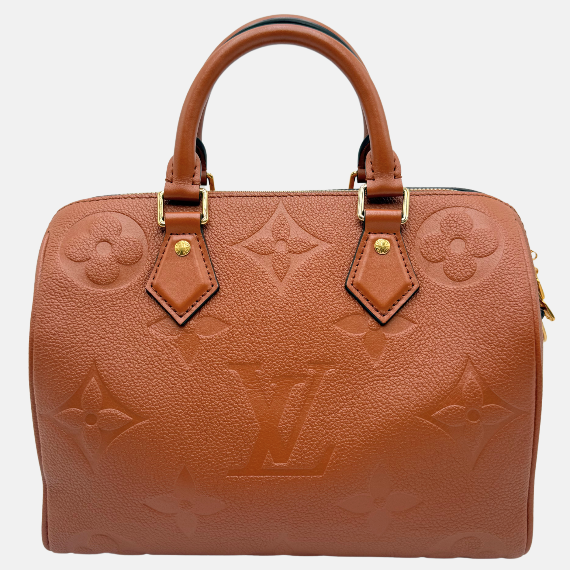 Speedy Bandouliere 25 Cognac Empreinte Monogram