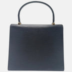Malesherbes Top Handle Bag Black Epi Leather