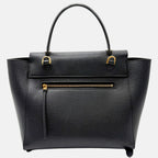 Belt Bag Black Grained Calfskin Nano