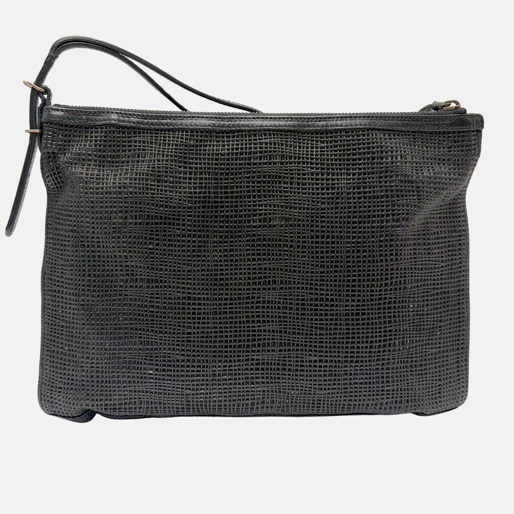 Classic Flat Wristlet Pouch Black