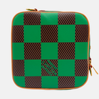 Chess Messenger Green Damier Pop Canvas