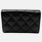 Classic Flap Card Holder Black Caviar