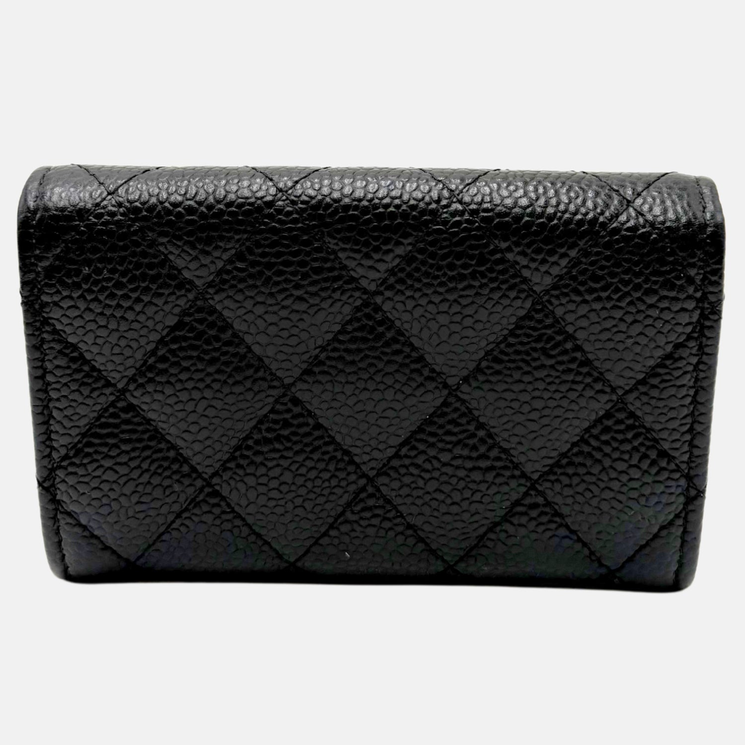 Classic Flap Card Holder Black Caviar