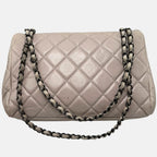 Classic Flap Bag Light Grey Aged Calfskin