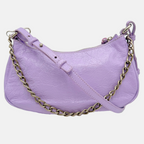 Agneau Arena Le Cagole Mini Purse With Chain Lilac