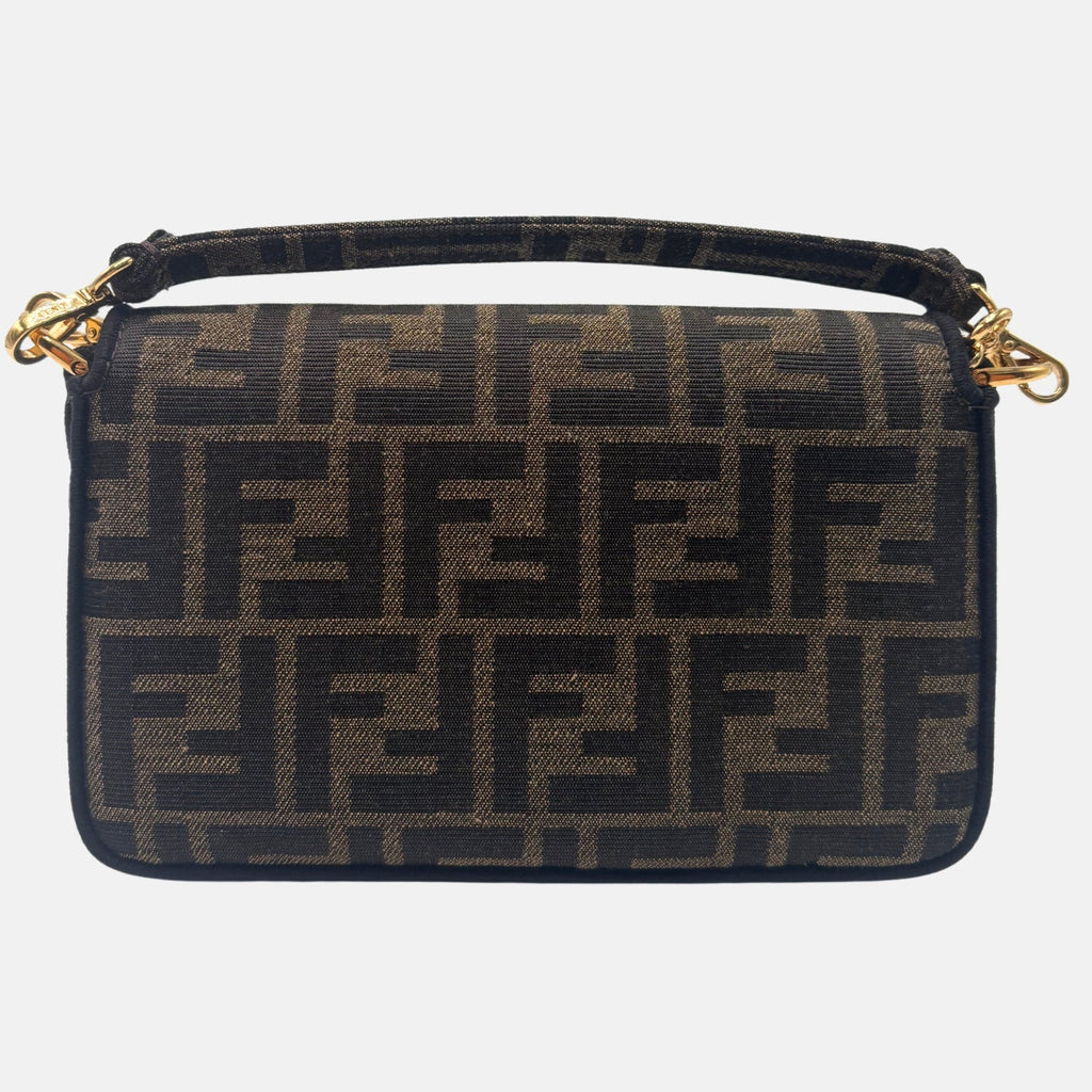 Zucca Baguette Bag Brown Canvas