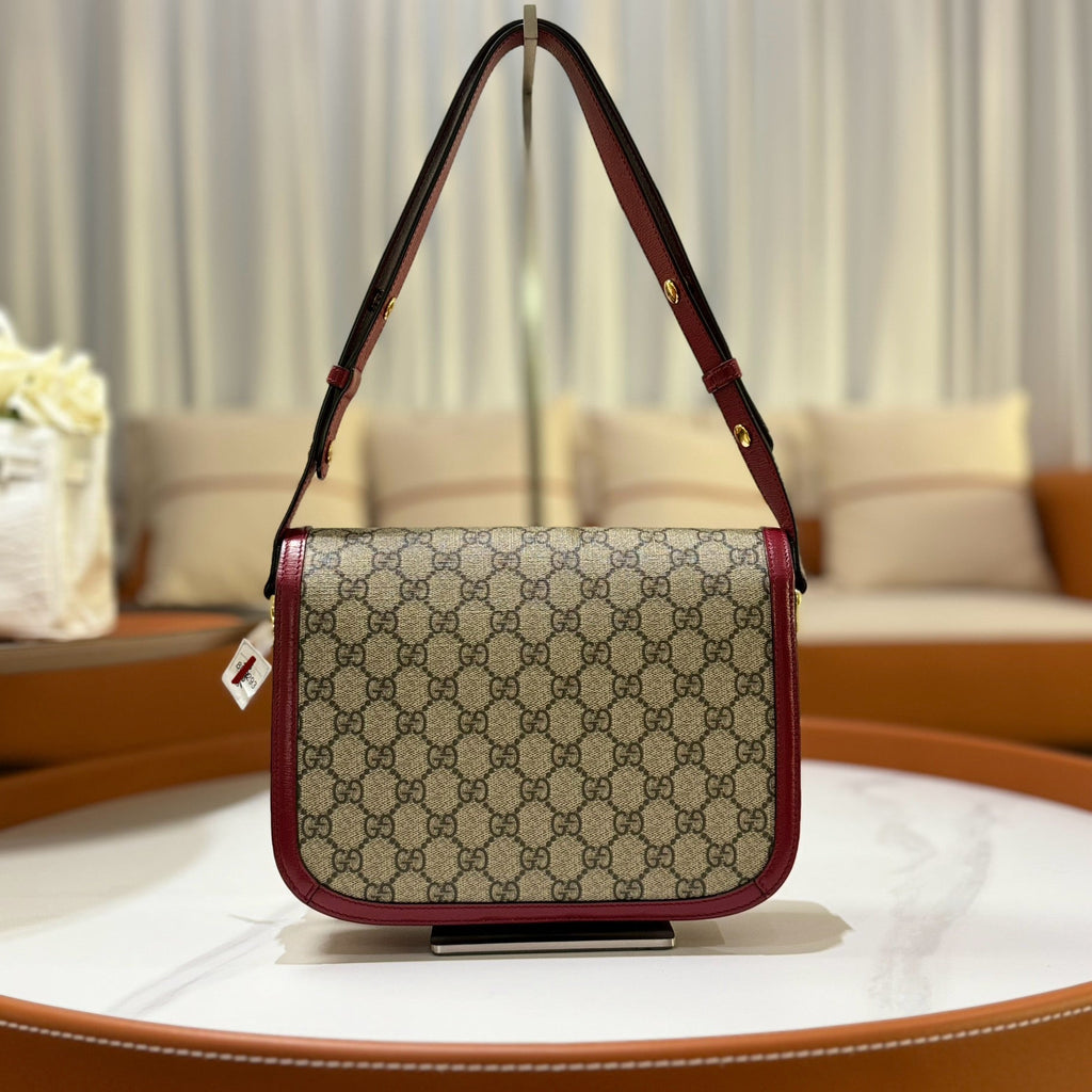 GUCCI 1955 MEDIUM HORSEBIT RED