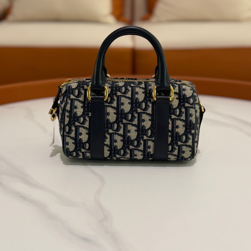 Dior Groove Nano Oblique Embroidered Pillow Bag