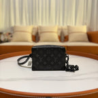 LOUIS VUITTON MINI SOFT TRUNK BLACK WARRIOR BOX BAG