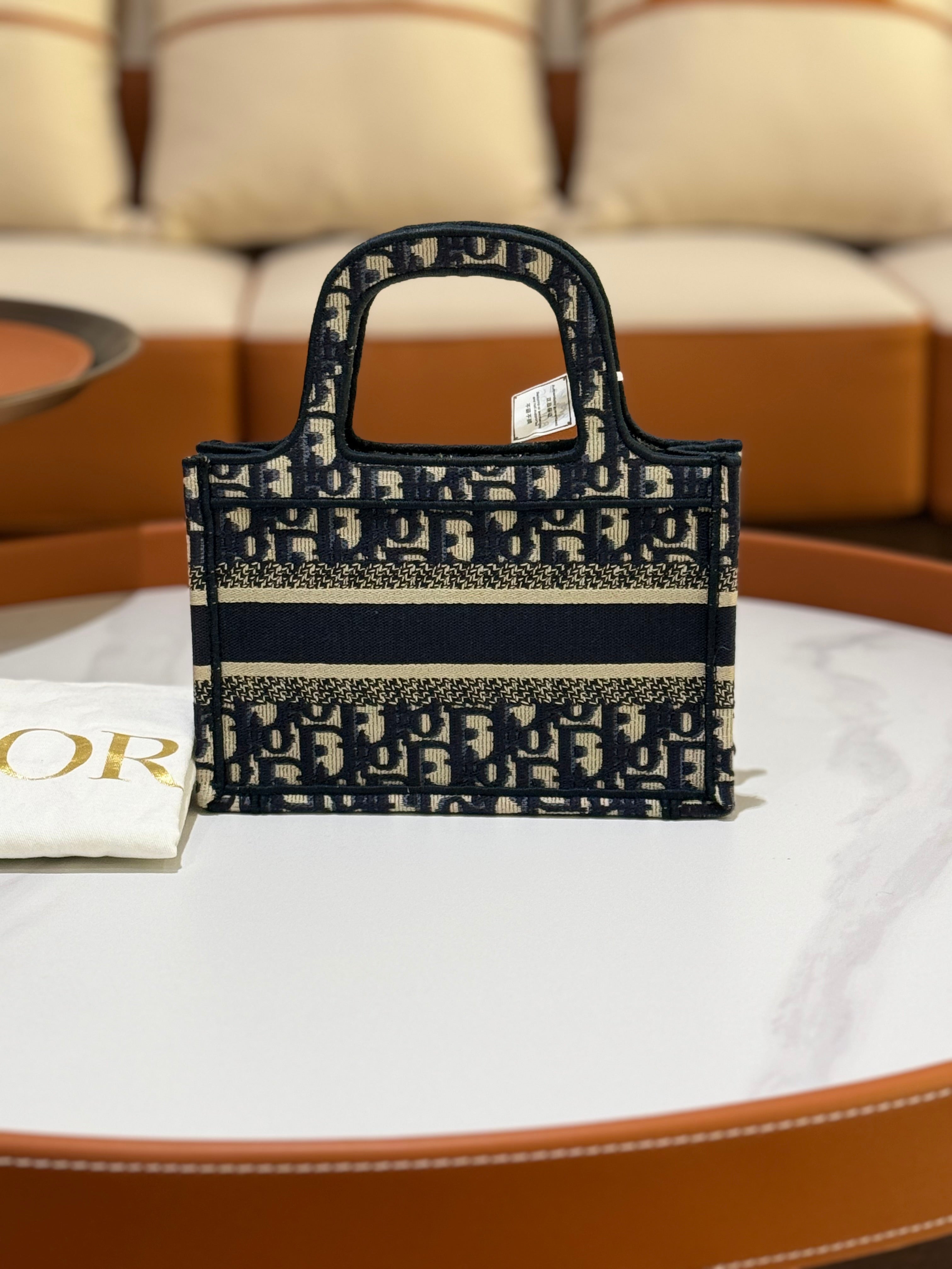 DIOR BOOK TOTE MINI SIZE