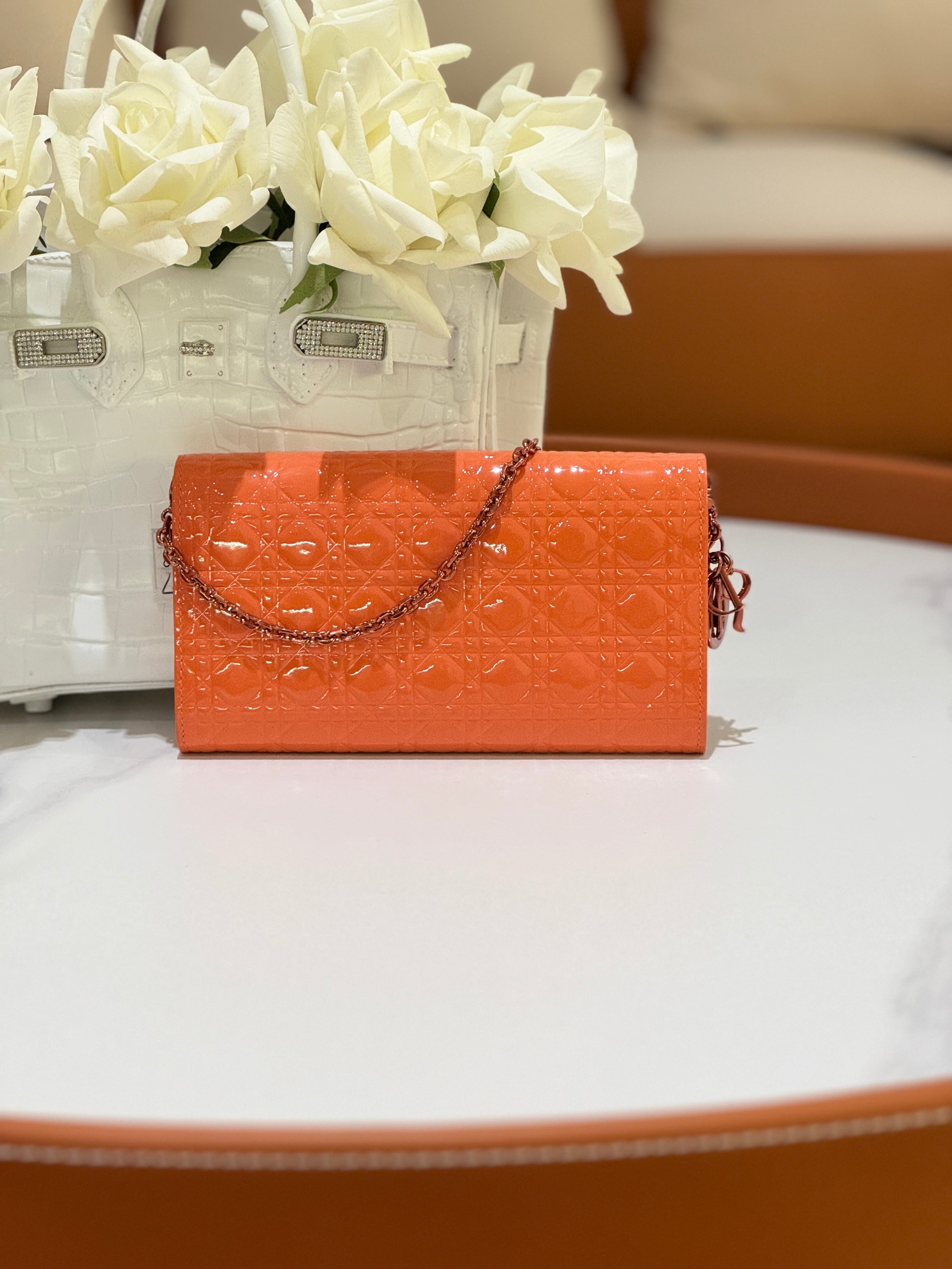 DIOR LADY DIOR LOTUS WALLET