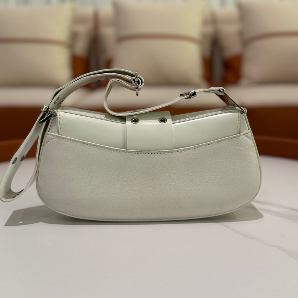 DIOR PUNK WHITE VINTAGE SHOULDER BAG