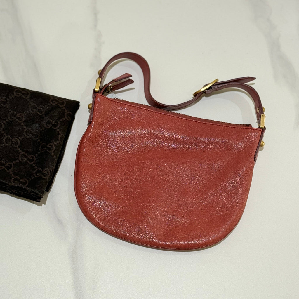 GUCCI DOUBLE G SHOULDER UNDERARM BAG