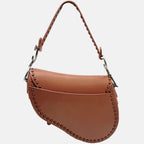 Saddle Bag Brown Studded