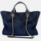 Deauville Tote Navy Small