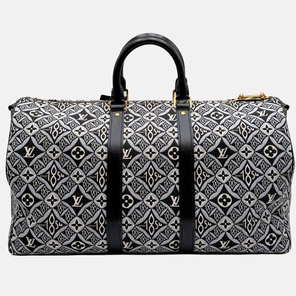 Since 1854 Keepall Bandouliere 45 Grey Jacquard