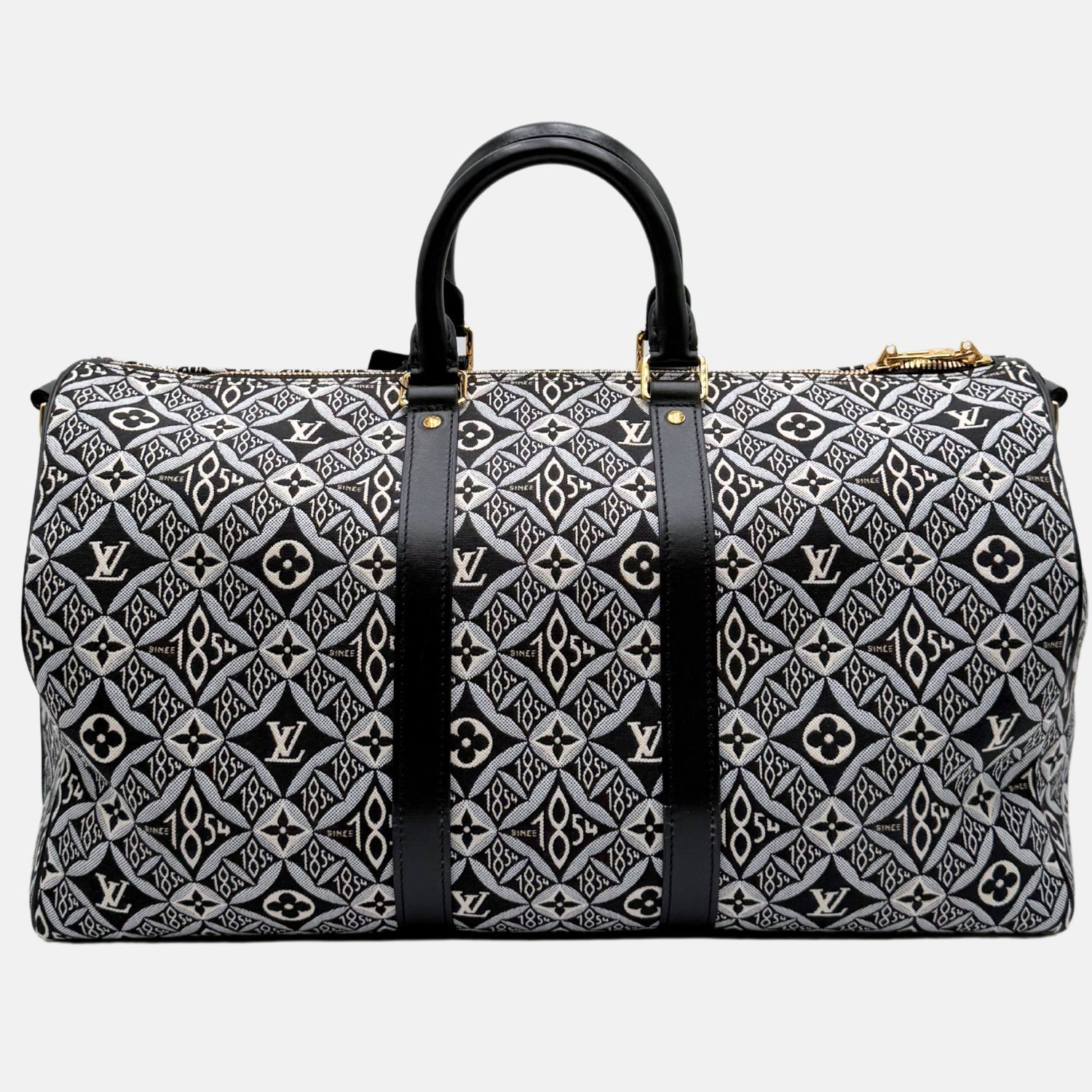 Since 1854 Keepall Bandouliere 45 Grey Jacquard