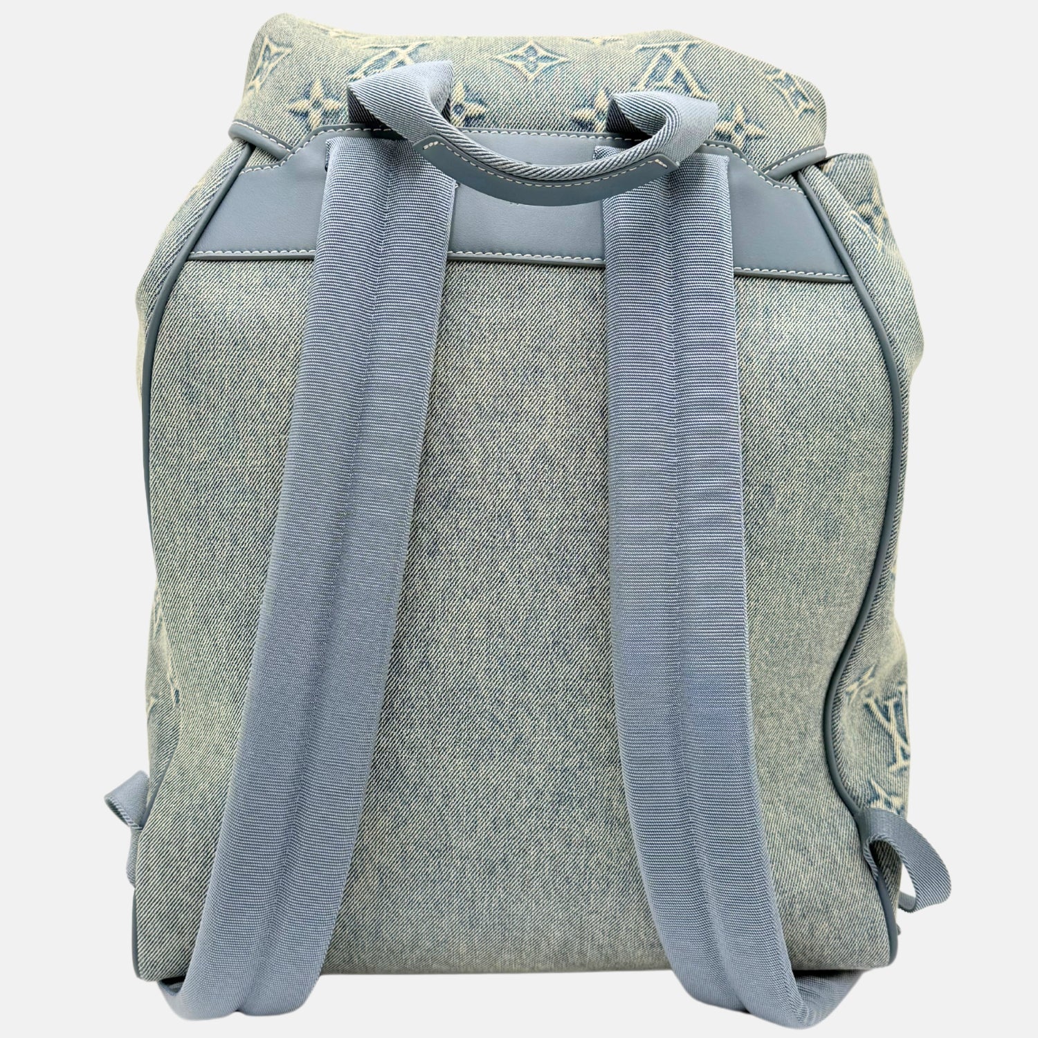Montsouris Backpack Washed Monogram Denim