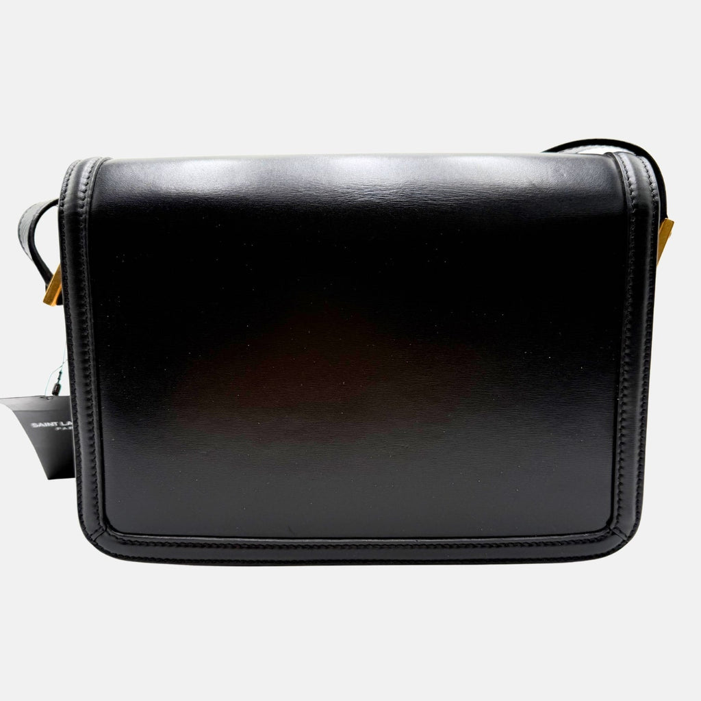 Solferino Bag Black and Beige Box Leather Medium