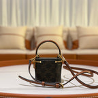 CELINE MINI BOX BAG VINTAGE MONOGRAM HANDLE BAG